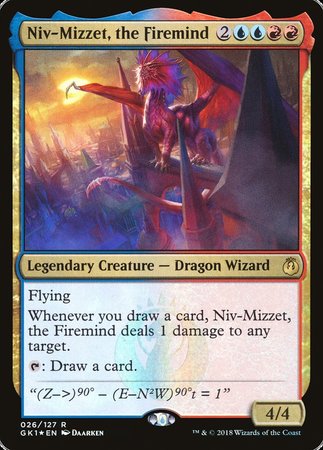 Niv-Mizzet, the Firemind [GRN Guild Kit] | Fandemonia Ltd