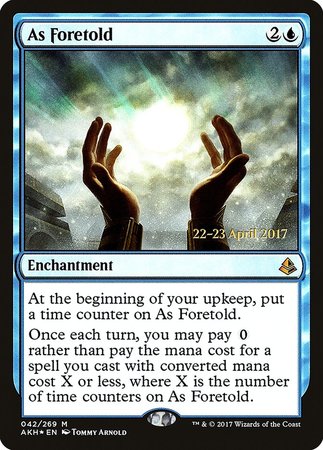 As Foretold [Amonkhet Promos] | Fandemonia Ltd