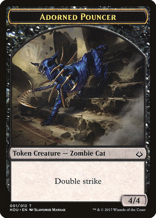 Adorned Pouncer Token [Hour of Devastation Tokens] | Fandemonia Ltd
