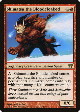 Shimatsu the Bloodcloaked [Champions of Kamigawa] | Fandemonia Ltd