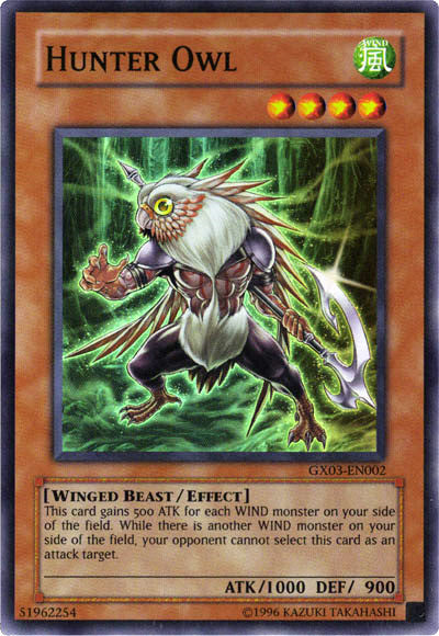 Hunter Owl [GX03-EN002] Super Rare | Fandemonia Ltd