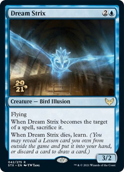 Dream Strix [Strixhaven: School of Mages Prerelease Promos] | Fandemonia Ltd