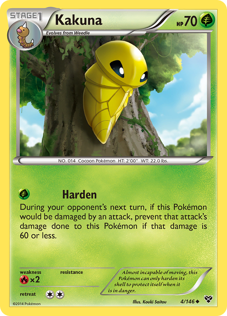 Kakuna (4/146) [XY: Base Set] | Fandemonia Ltd