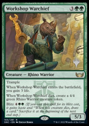 Workshop Warchief (Promo Pack) [Streets of New Capenna Promos] | Fandemonia Ltd