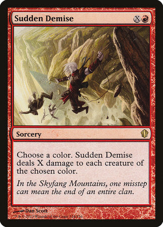 Sudden Demise [Commander 2013] | Fandemonia Ltd