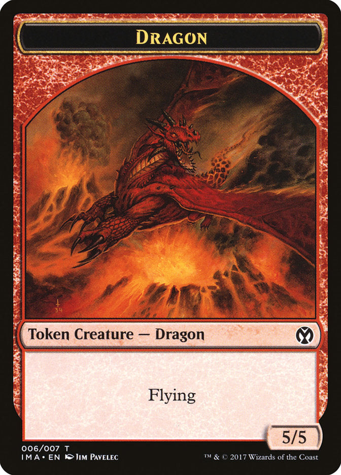 Dragon (006/007) [Iconic Masters Tokens] | Fandemonia Ltd