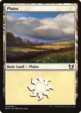 Plains (40) [Duel Decks: Blessed vs. Cursed] | Fandemonia Ltd