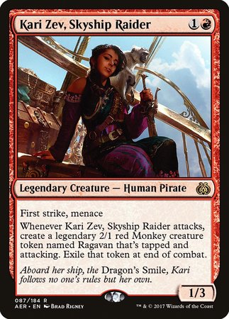 Kari Zev, Skyship Raider [Aether Revolt] | Fandemonia Ltd