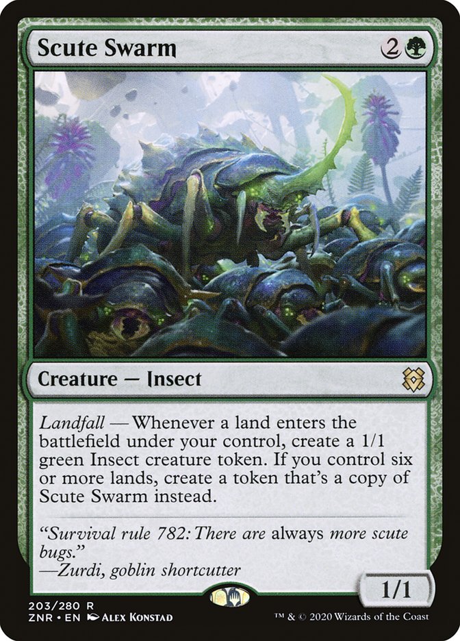 Scute Swarm [Zendikar Rising] | Fandemonia Ltd