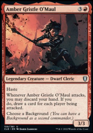 Amber Gristle O'Maul [Commander Legends: Battle for Baldur's Gate] | Fandemonia Ltd
