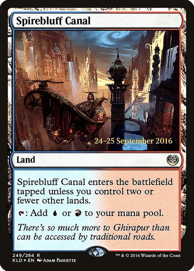 Spirebluff Canal  [Kaladesh Prerelease Promos] | Fandemonia Ltd