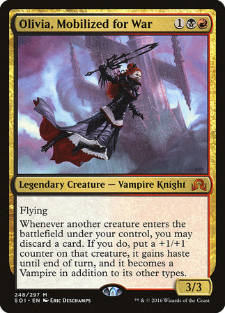 Olivia, Mobilized for War [Shadows over Innistrad] | Fandemonia Ltd