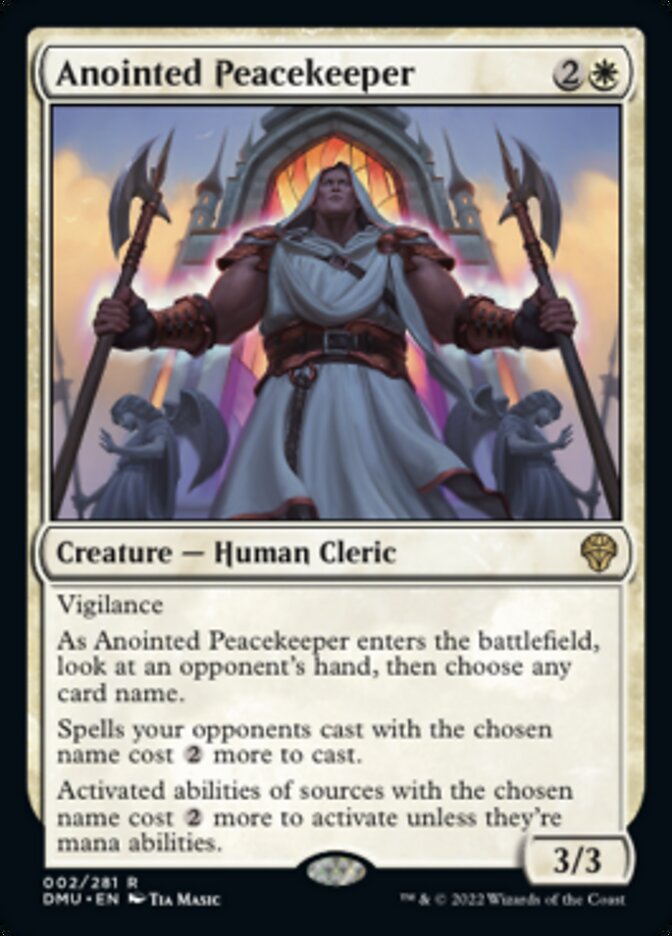 Anointed Peacekeeper [Dominaria United] | Fandemonia Ltd