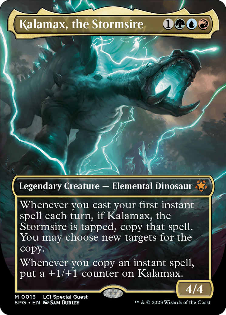 Kalamax, the Stormsire (Borderless) [The Lost Caverns of Ixalan Special Guests] | Fandemonia Ltd