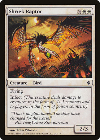 Shriek Raptor [New Phyrexia] | Fandemonia Ltd