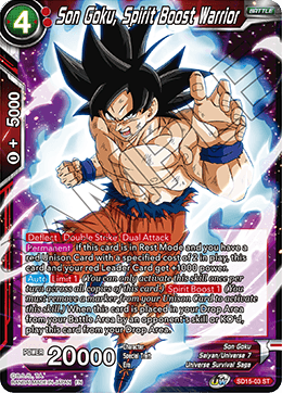 Son Goku, Spirit Boost Warrior (Starter Deck - Pride of the Saiyans) (SD15-03) [Cross Spirits] | Fandemonia Ltd