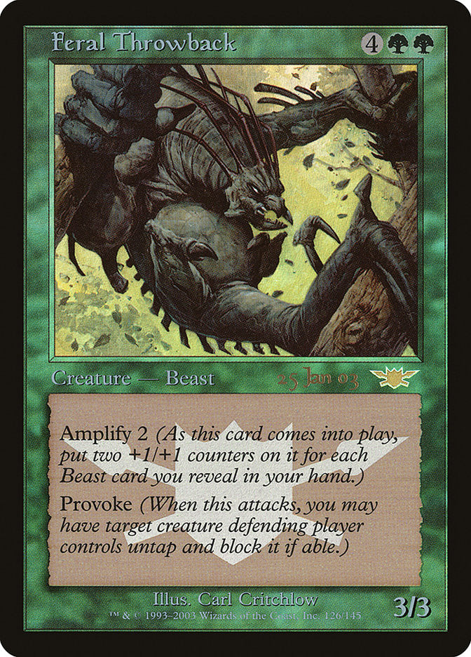 Feral Throwback [Legions Promos] | Fandemonia Ltd