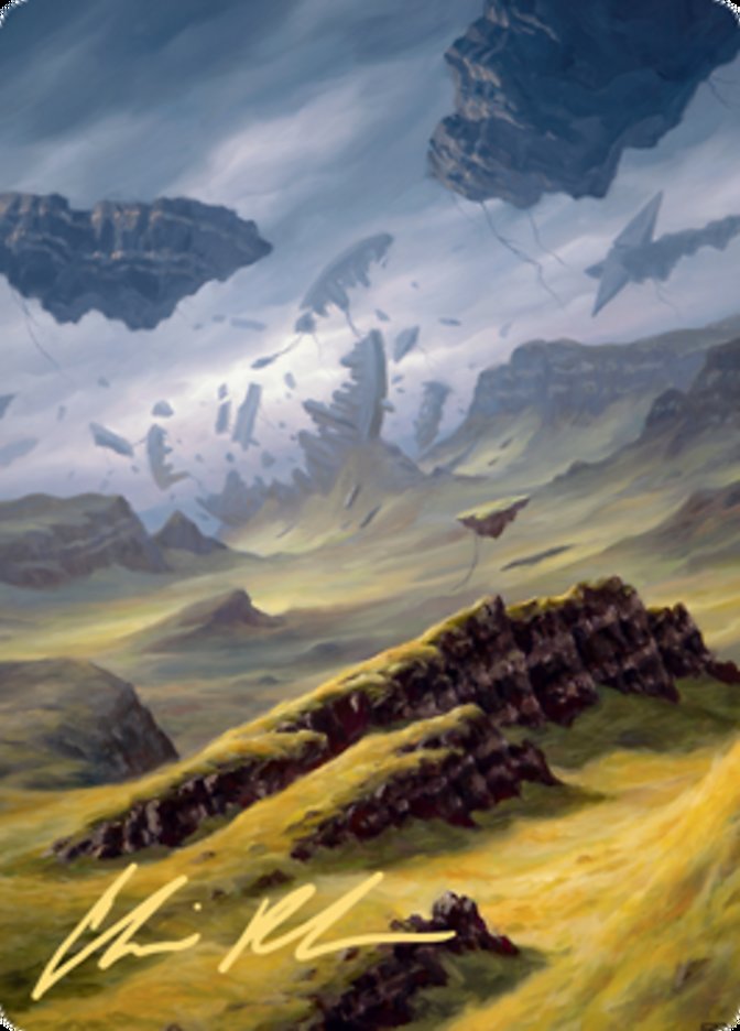 Plains 3 Art Card (Gold-Stamped Signature) [Zendikar Rising Art Series] | Fandemonia Ltd