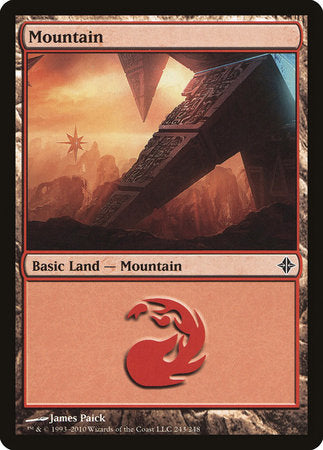 Mountain (243) [Rise of the Eldrazi] | Fandemonia Ltd