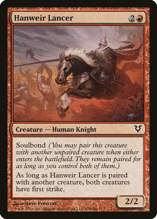 Hanweir Lancer [Avacyn Restored] | Fandemonia Ltd