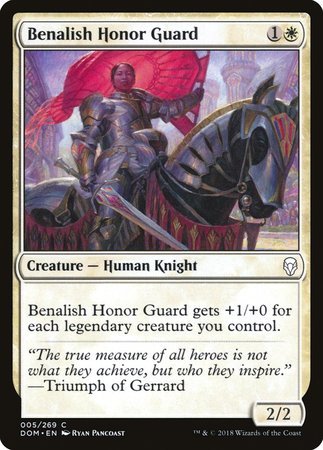Benalish Honor Guard [Dominaria] | Fandemonia Ltd