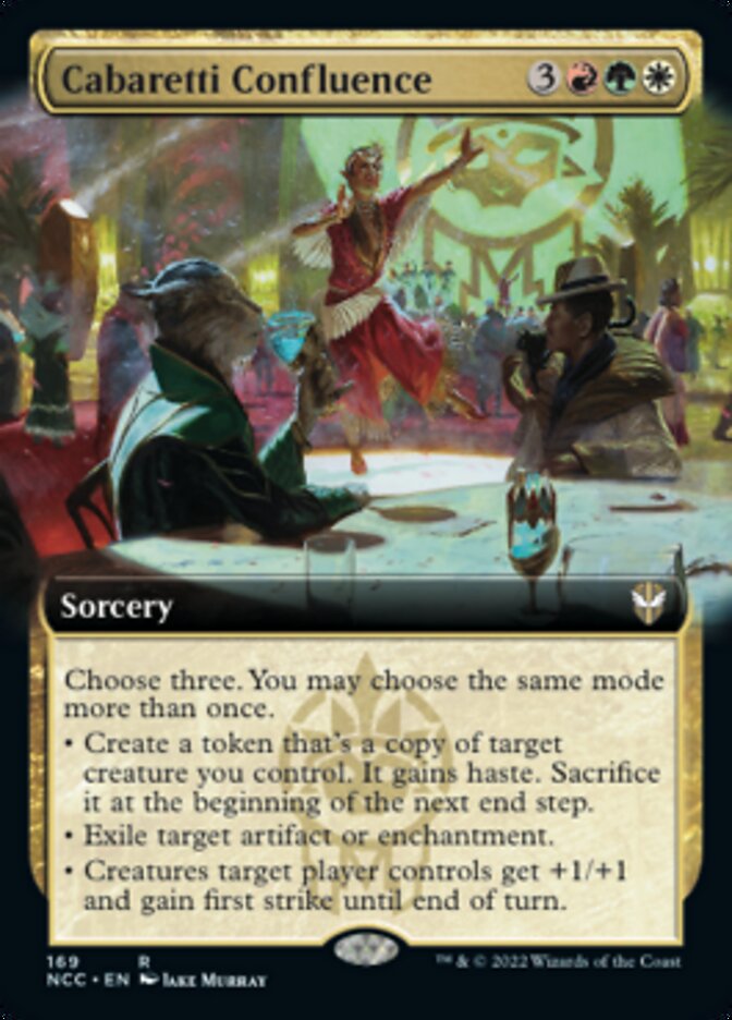 Cabaretti Confluence (Extended Art) [Streets of New Capenna Commander] | Fandemonia Ltd