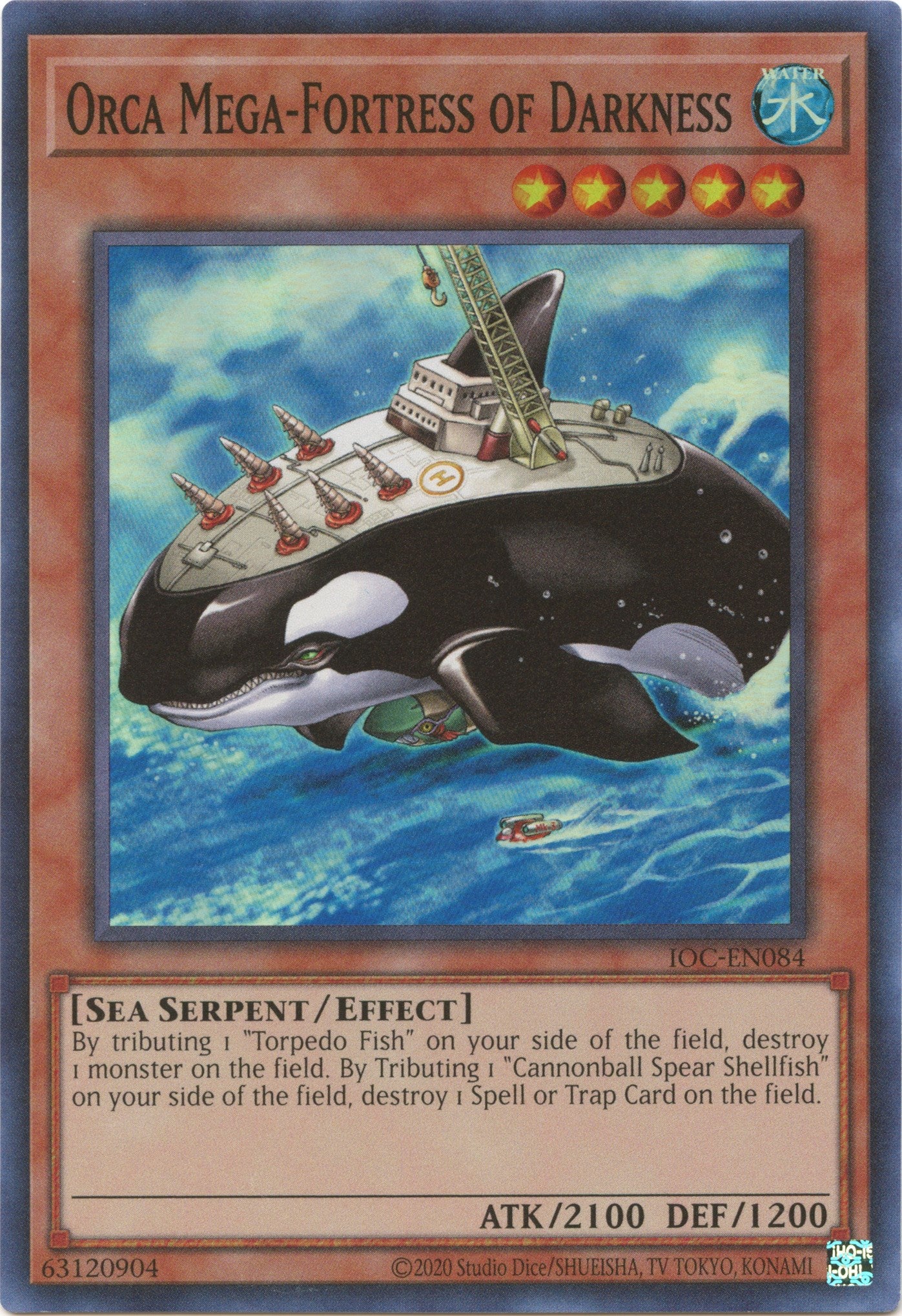 Orca Mega-Fortress of Darkness (25th Anniversary) [IOC-EN084] Super Rare | Fandemonia Ltd