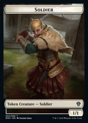 Soldier // Stangg Twin Double-sided Token [Dominaria United Tokens] | Fandemonia Ltd
