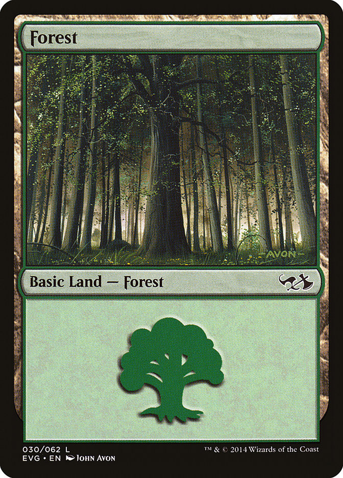 Forest (30) (Elves vs. Goblins) [Duel Decks Anthology] | Fandemonia Ltd