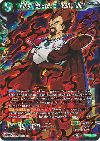 King Vegeta, Saiyan Ruler (DB1-043) [Dragon Brawl] | Fandemonia Ltd