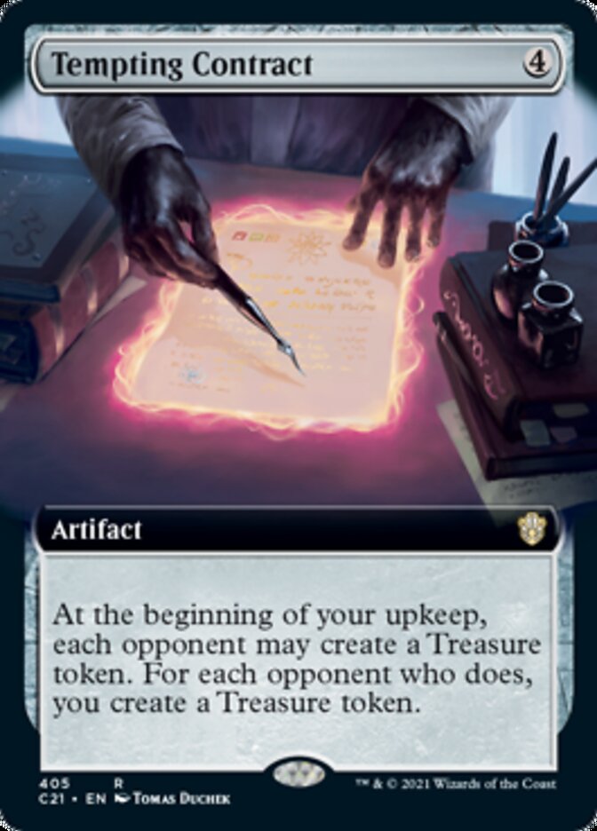 Tempting Contract (Extended) [Commander 2021] | Fandemonia Ltd
