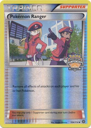 Pokemon Ranger (104/114) (Championship Promo) [XY: Steam Siege] | Fandemonia Ltd