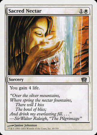 Sacred Nectar [Eighth Edition] | Fandemonia Ltd