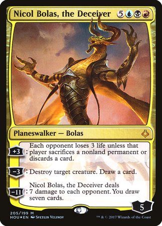 Nicol Bolas, the Deceiver [Hour of Devastation] | Fandemonia Ltd