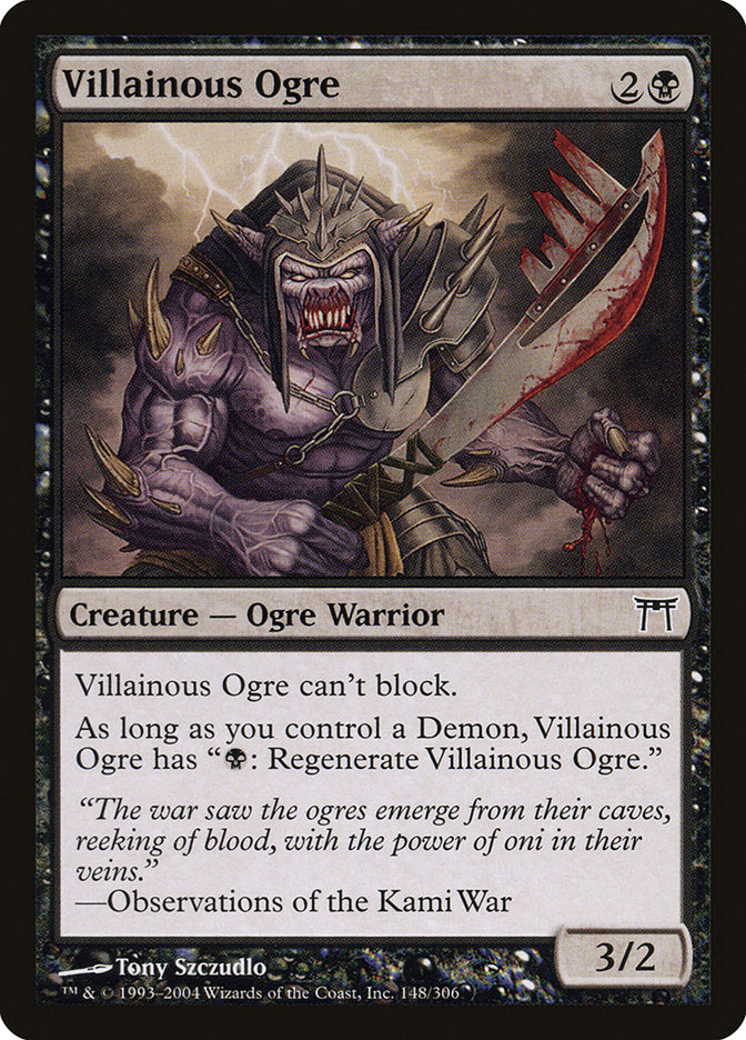 Villainous Ogre [Champions of Kamigawa] | Fandemonia Ltd