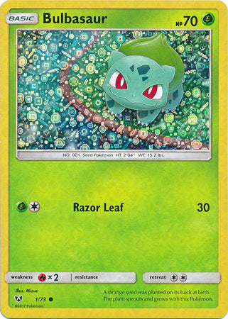 Bulbasaur (1/73) (General Mills Promo) [Sun & Moon: Shining Legends] | Fandemonia Ltd