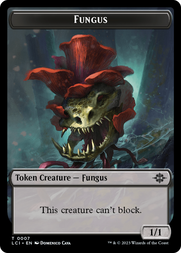 Copy // Fungus Double-Sided Token [The Lost Caverns of Ixalan Tokens] | Fandemonia Ltd