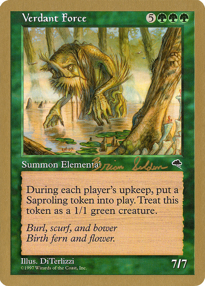 Verdant Force (Brian Selden) [World Championship Decks 1998] | Fandemonia Ltd