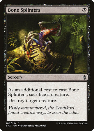 Bone Splinters [Battle for Zendikar] | Fandemonia Ltd
