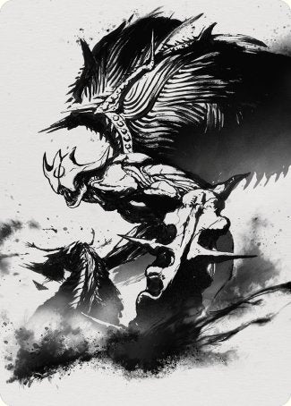 Phyrexian Vindicator 2 Art Card [Phyrexia: All Will Be One Art Series] | Fandemonia Ltd