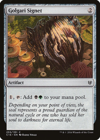 Golgari Signet [Commander 2016] | Fandemonia Ltd