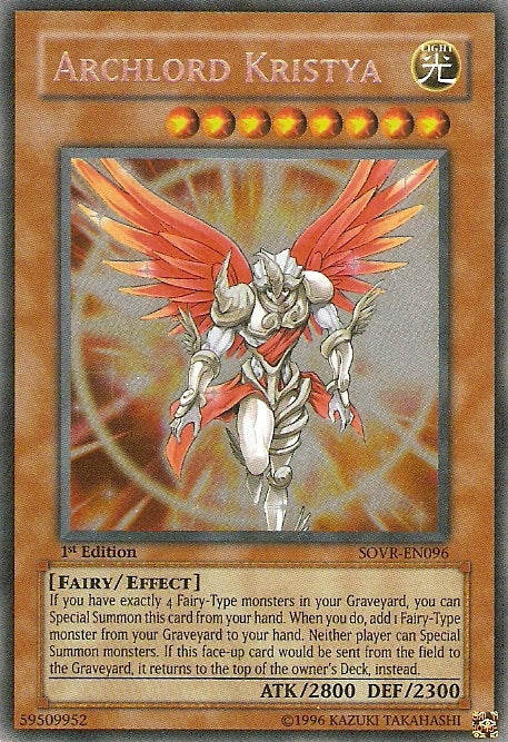 Archlord Kristya [SOVR-EN096] Secret Rare | Fandemonia Ltd