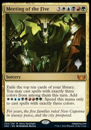 Meeting of the Five (Promo Pack) [Streets of New Capenna Promos] | Fandemonia Ltd