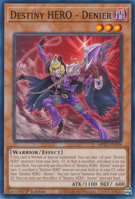 Destiny HERO - Denier [MP22-EN199] Common | Fandemonia Ltd