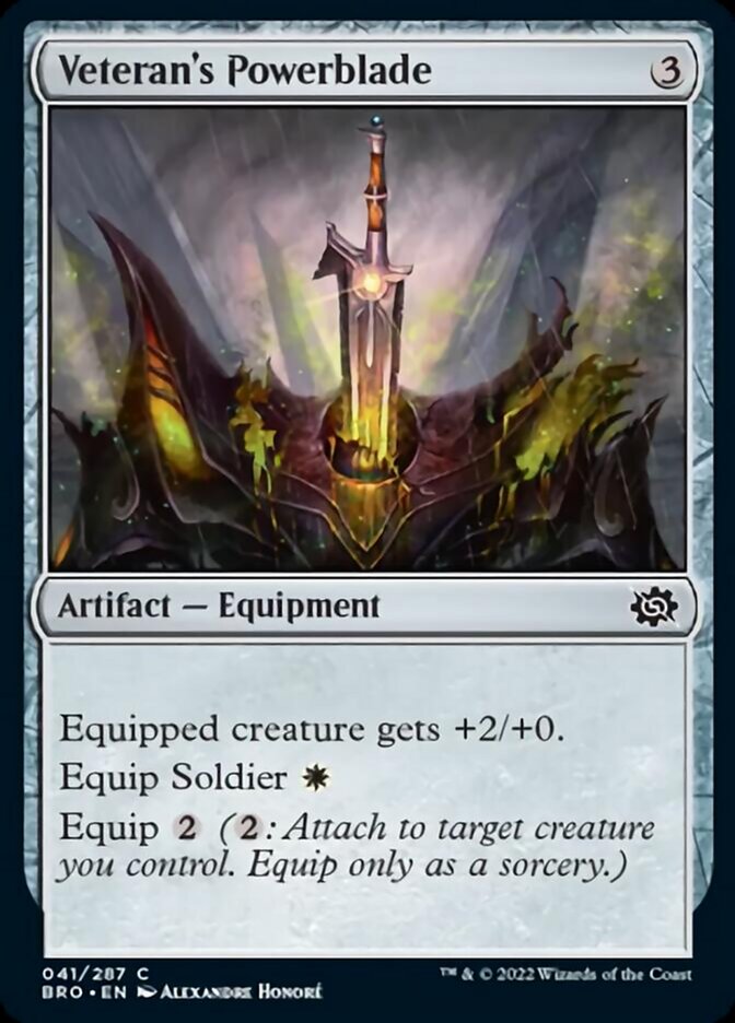 Veteran's Powerblade [The Brothers' War] | Fandemonia Ltd