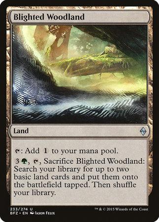 Blighted Woodland [Battle for Zendikar] | Fandemonia Ltd