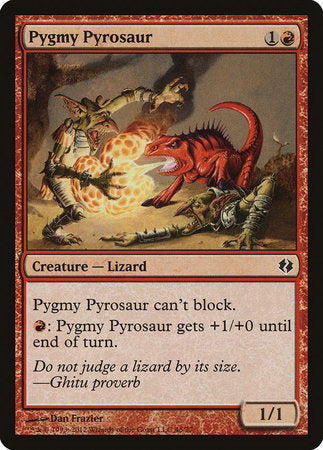 Pygmy Pyrosaur [Duel Decks: Venser vs. Koth] | Fandemonia Ltd