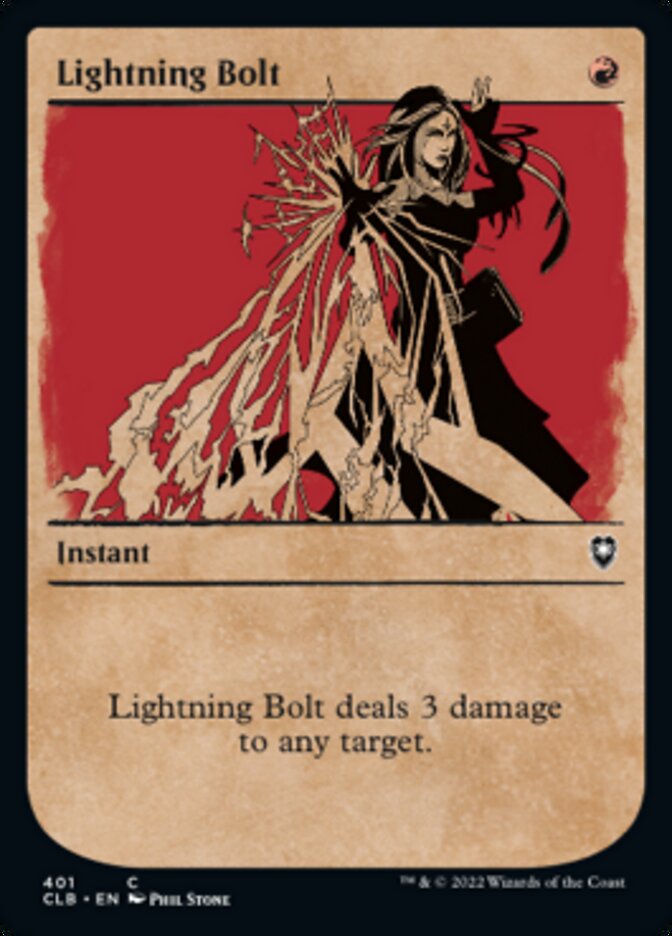 Lightning Bolt (Showcase) [Commander Legends: Battle for Baldur's Gate] | Fandemonia Ltd