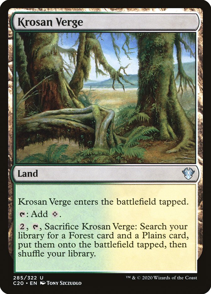 Krosan Verge [Commander 2020] | Fandemonia Ltd