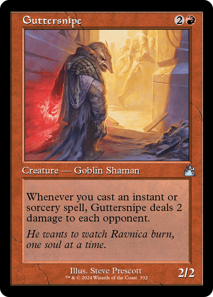 Guttersnipe (Retro Frame) [Ravnica Remastered] | Fandemonia Ltd